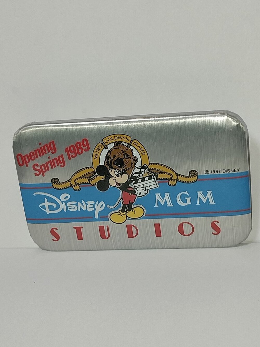 WDW Disney MGM Studios Opening Spring 1989 Mickey Mouse Commemorative Button